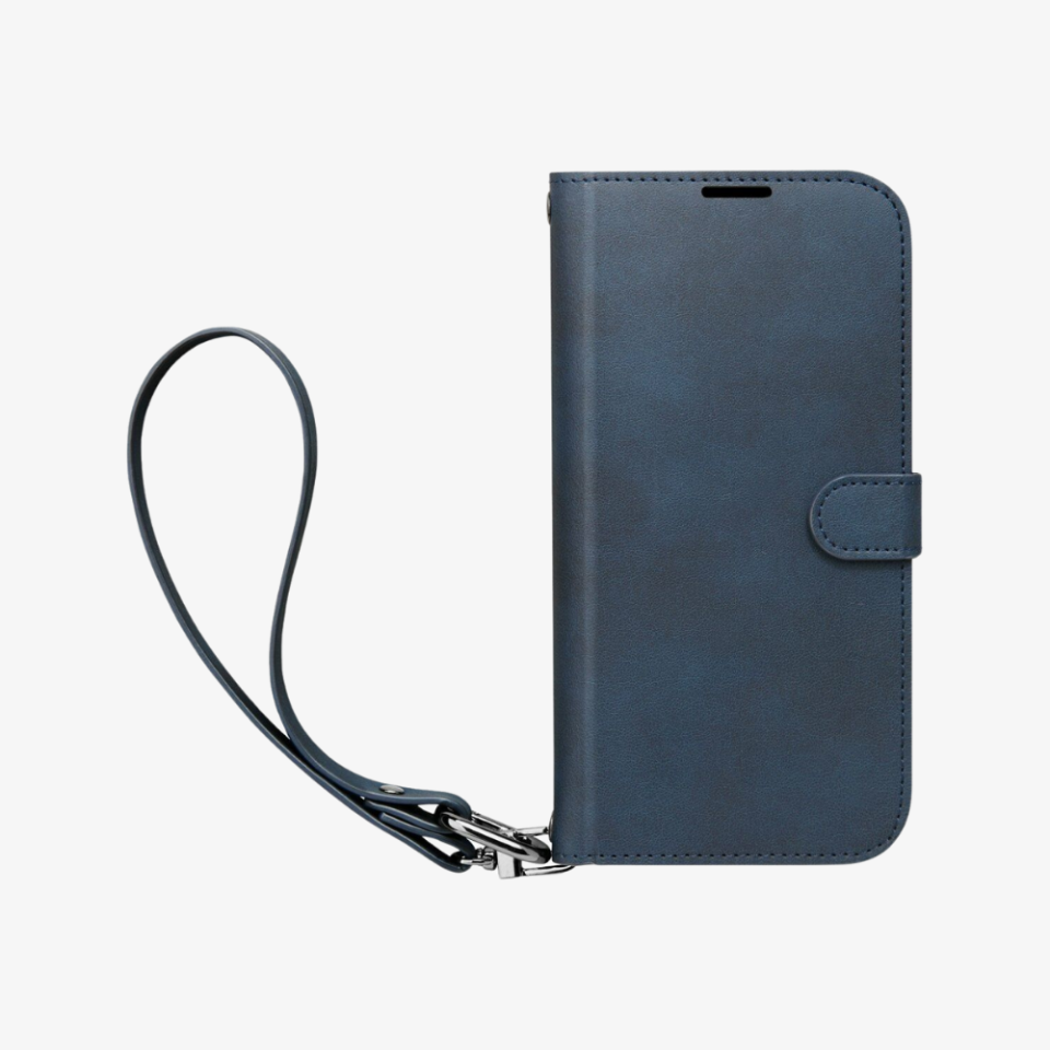 iPhone 15 Pro Kılıf, Spigen Wallet S Pro Navy