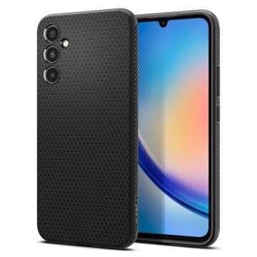 Galaxy A34 5G Kılıf, Spigen Liquid Air Matte Black