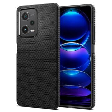 Poco X5 Pro 5G / Redmi Note 12 Pro 5G Kılıf, Spigen Liquid Air Matte Black