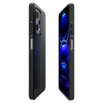 Poco X5 Pro 5G / Redmi Note 12 Pro 5G Kılıf, Spigen Liquid Air Matte Black