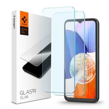 Galaxy A14 5G Cam Ekran Koruyucu, Spigen Glas.tR Slim (2 Adet)