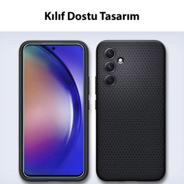 Galaxy A54 5G Cam Ekran Koruyucu, Spigen Kolay Kurulum Glas.tR AlignMaster Full Cover (2 Adet)