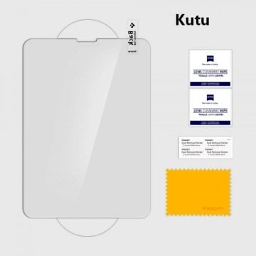 Apple iPad Pro 11'' (2022 / 2021 / 2020 / 2018) / iPad Air 10.9'' (2020) Cam Ekran Koruyucu, Spigen GLAS.tR SLIM