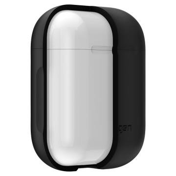 Spigen Apple AirPods 2/1 Nesil Uyumlu Kılıf Silicone Fit (Silikon) Black