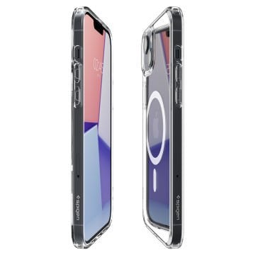 iPhone 14 / iPhone 13 Kılıf, Spigen Crystal Hybrid Magfit (Magsafe Uyumlu) White
