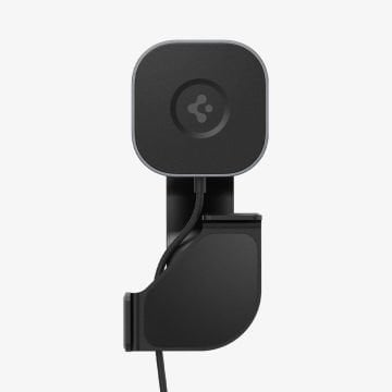Spigen OneTap Pro Kablosuz Şarj Cihazı MagFit Tesla Model Y & 3 Uyumlu Ekran Üstü Araç Tutucu ITT90W Black