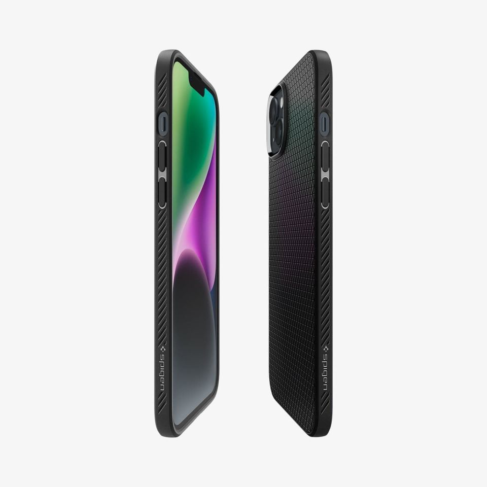 iPhone 14 / iPhone 13 Kılıf, Spigen Liquid Air Matte Black