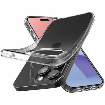 iPhone 15 Pro Kılıf, Spigen Crystal Flex Crystal Clear
