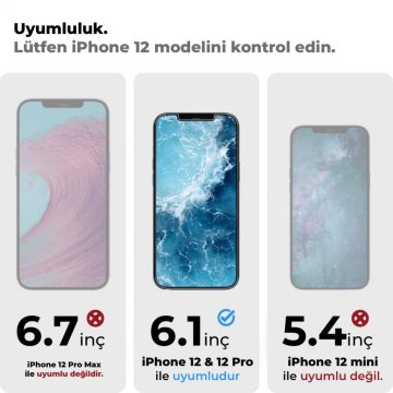 iPhone 12 Pro / iPhone 12 Ekran Koruyucu, Spigen Glas tR HD