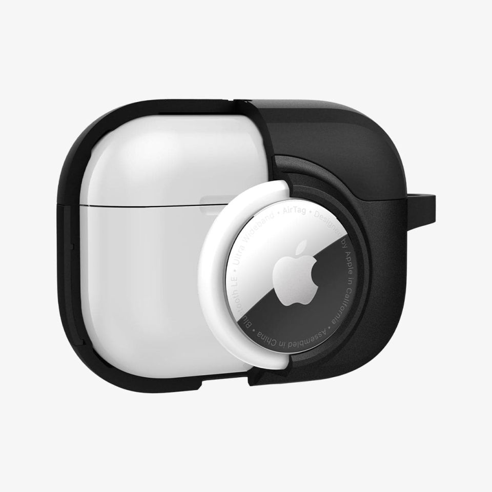 AirPods Pro / AirTag ile Uyumlu Kılıf, Spigen Tag Armor Duo Black