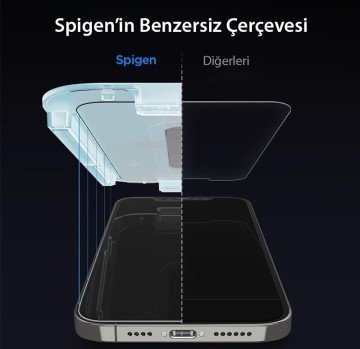 iPhone 12 Pro Max Ekran Koruyucu Glas tR EZ Fit (2 Adet)