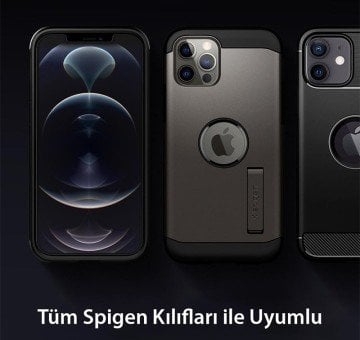 iPhone 12 Pro Max Ekran Koruyucu Glas tR EZ Fit (2 Adet)