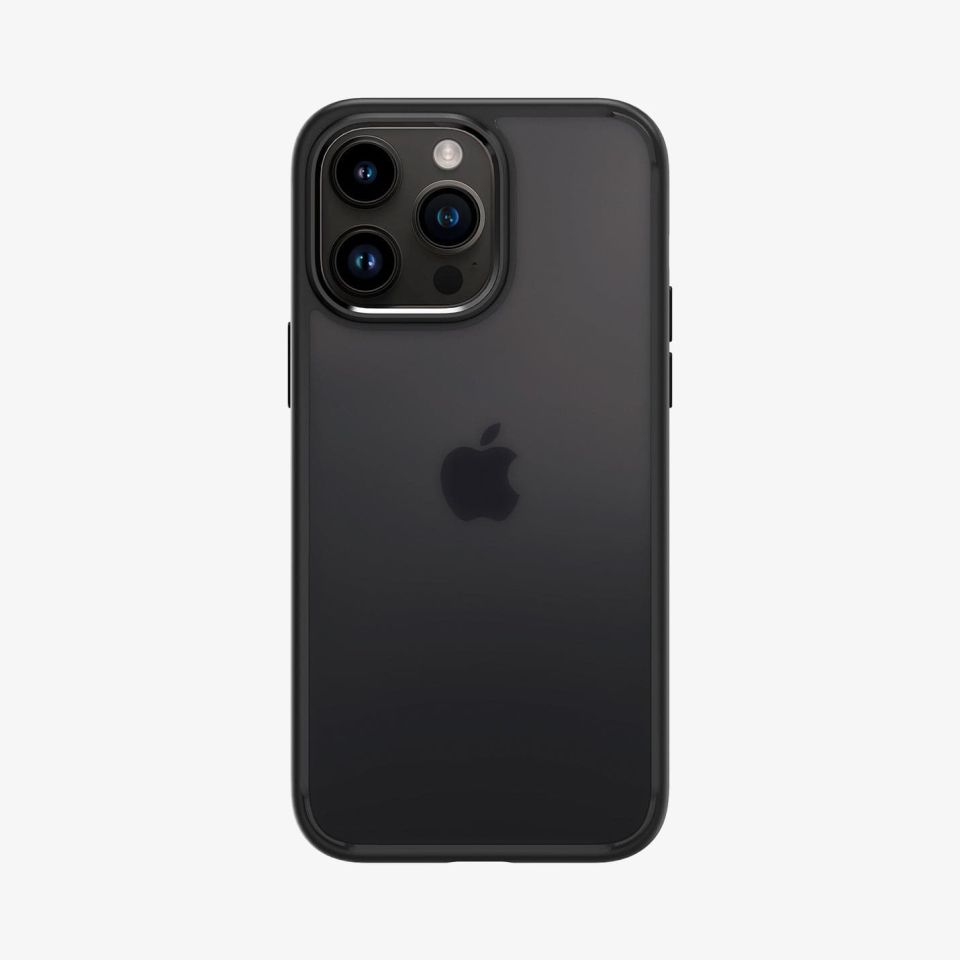 iPhone 14 Pro Kılıf, Spigen Ultra Hybrid Matte Frost Black