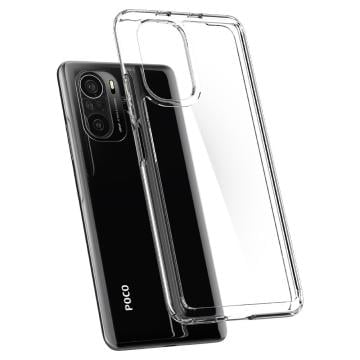 Poco F3 / Xiaomi Mi 11X Pro Kılıf, Spigen Ultra Hybrid Crystal Clear