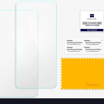 Mi 11 Lite / Mi 11 Lite 5G Cam Ekran Koruyucu, Spigen GLAS.tR SLIM (2 Adet)