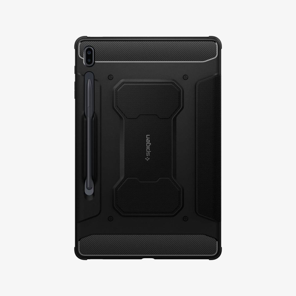 Galaxy Tab S7 FE 5G Kılıf, Spigen Rugged Armor Pro Black