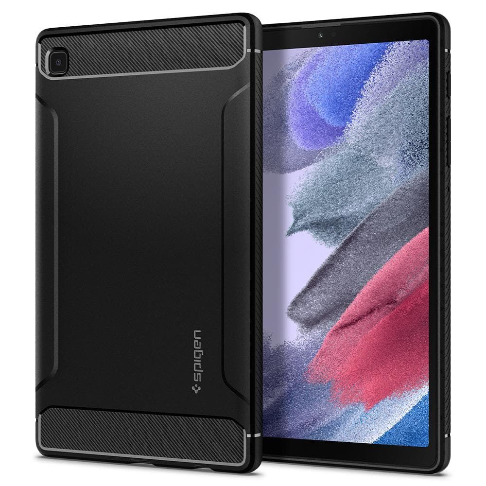 Galaxy Tab A7 Lite Kılıf, Spigen Rugged Armor Matte Black