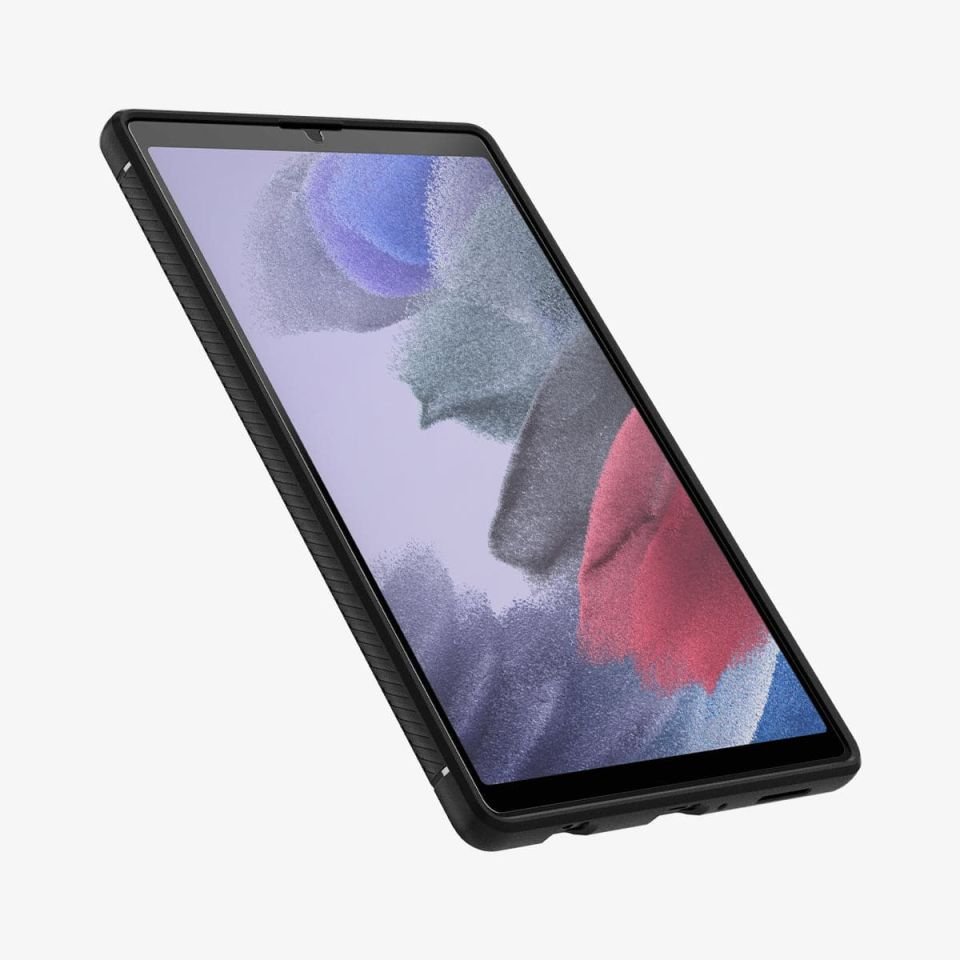 Galaxy Tab A7 Lite Kılıf, Spigen Rugged Armor Matte Black