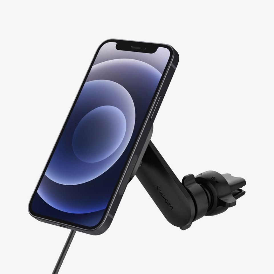 Spigen OneTap Pro AirVent Araç Tutacağı + MagSafe Manyetik Kablosuz Şarj Cihazı iPhone 15 / iPhone 14 / iPhone 13 / iPhone 12 Serisi ile Uyumlu ITS12W