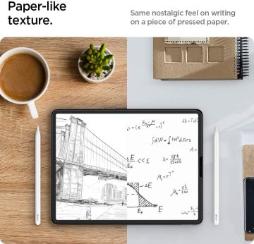 iPad Pro 12.9'' (2022 / 2021 / 2020 / 2018) Ekran Koruyucu, Spigen Paper Touch (2 Adet)