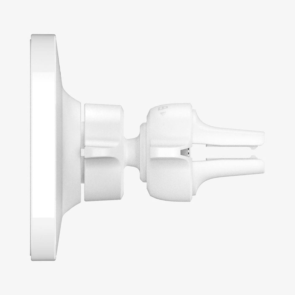 Spigen Mag Fit Araç Tutucu for MagSafe Şarj Aleti iPhone 15 / iPhone 14 / iPhone 13 / iPhone 12 Serisi ile Uyumlu (MagSafe Dahil Değildir) White