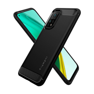 Xiaomi Mi 10T / Mi 10T Pro / Redmi K30s Kılıf, Spigen Rugged Armor Matte Black