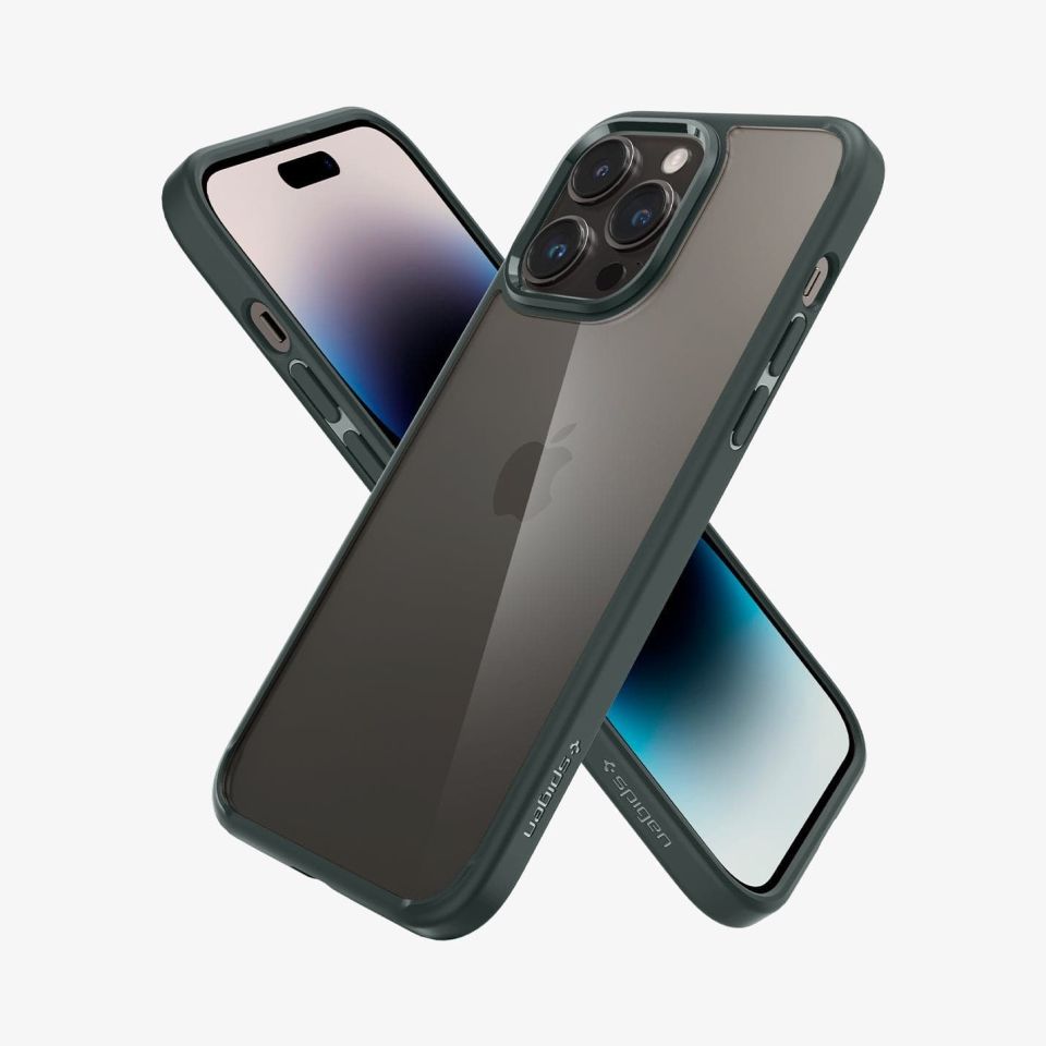 iPhone 14 Pro Max Kılıf, Spigen Ultra Hybrid Green