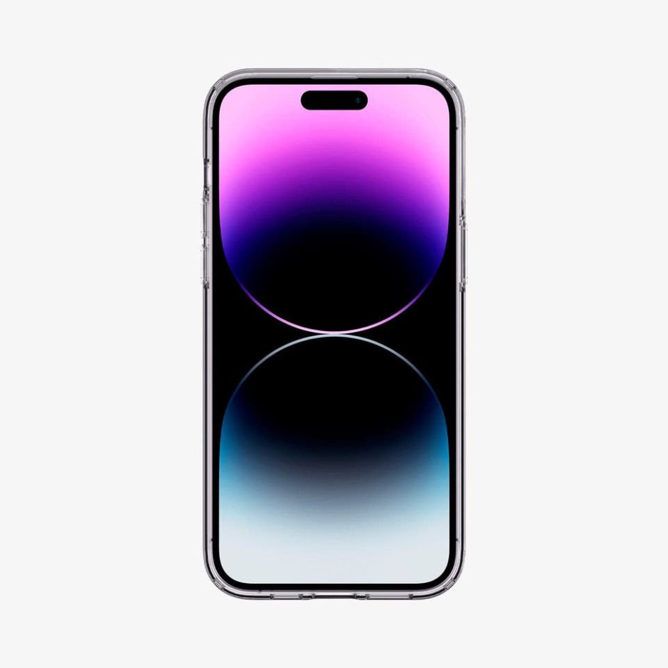 iPhone 14 Pro Kılıf, Spigen Liquid Crystal 4 Tarafı Tam Koruma Crystal Clear