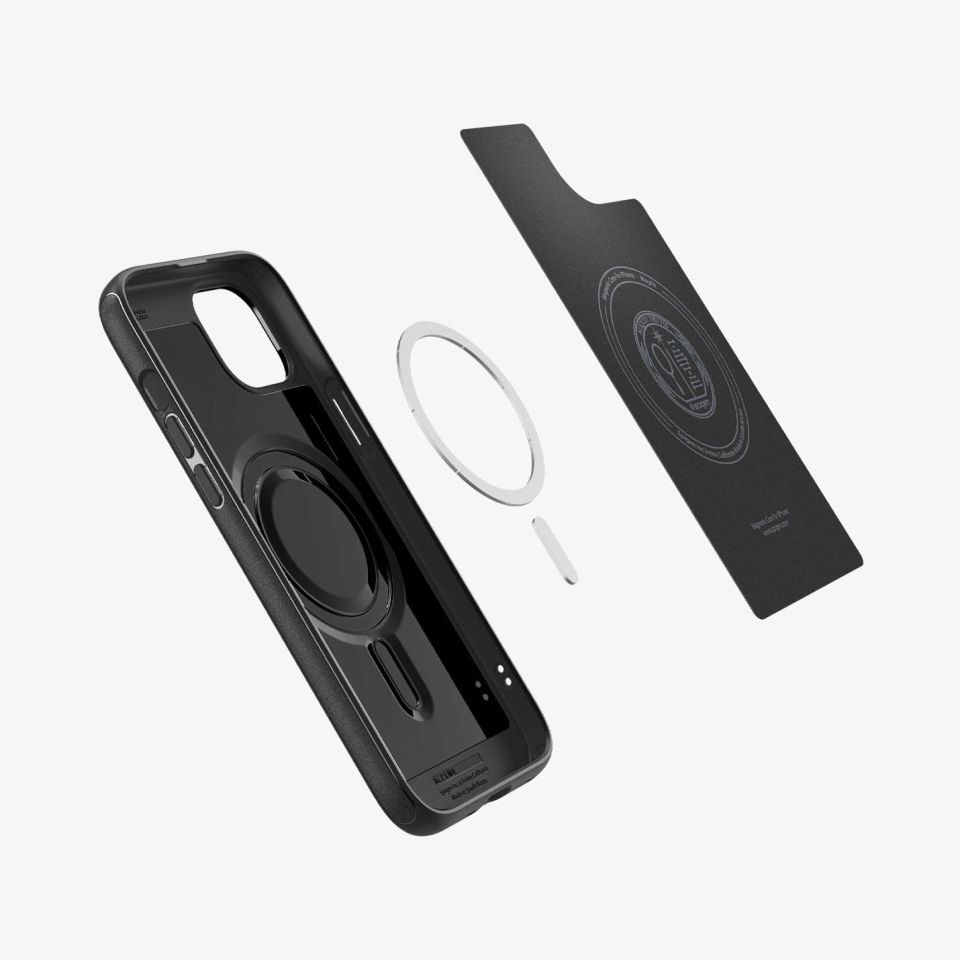 iPhone 15 Kılıf, Spigen Mag Armor MagFit (MagSafe Uyumlu) Matte Black