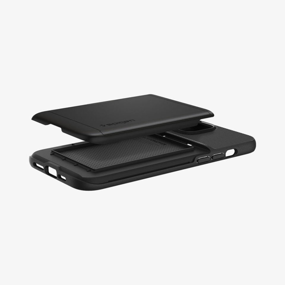 iPhone 14 Plus Kılıf, Spigen Slim Armor CS Wallet Black