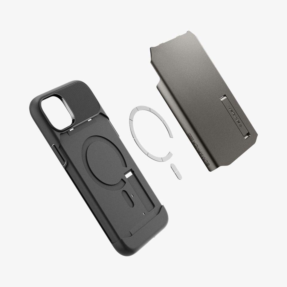 iPhone 14 Plus Kılıf, Spigen Slim Armor MagFit (MagSafe Uyumlu) Gunmetal