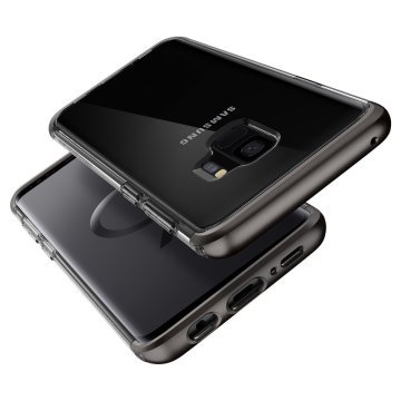 Galaxy S9 Kılıf, Spigen Neo Hybrid NC Crystal Gunmetal