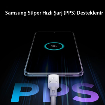 Spigen PowerArc ArcStation Pro 45W Hızlı Şarj Cihazı Gallium Nitride (GaN) / PPS Sertifikalı Samsung Super Fast Charge 2.0 Uyumlu + USB-C Hızlı Şarj Kablosu Galaxy S21 / Note 20 Serisi Adaptörü