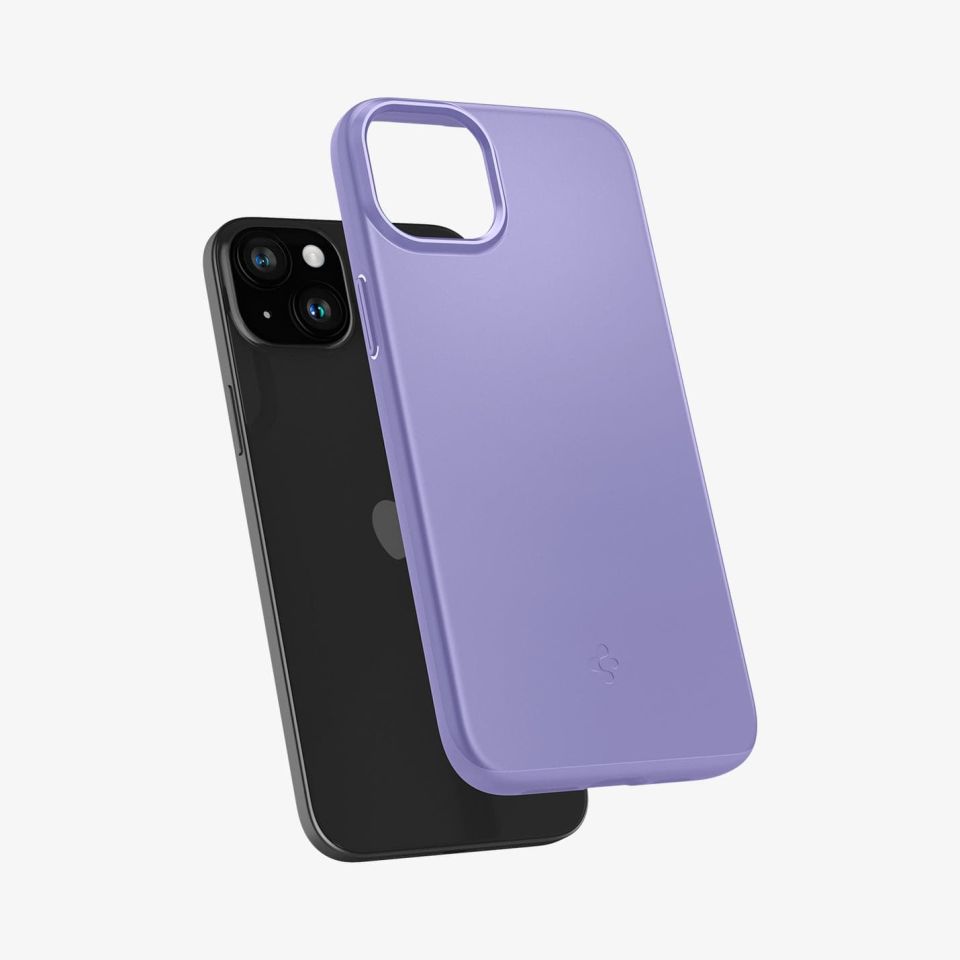 iPhone 15 Kılıf, Spigen Thin Fit Iris Purple