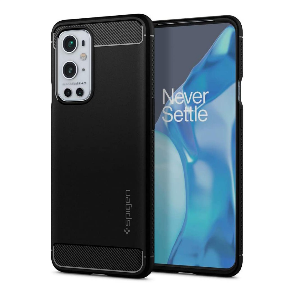 OnePlus 9 Pro 5G Kılıf, Spigen Rugged Armor Matte Black