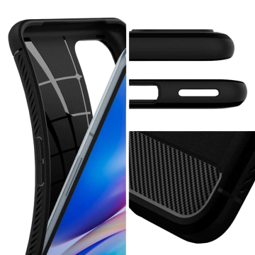 OnePlus 9 Pro 5G Kılıf, Spigen Rugged Armor Matte Black