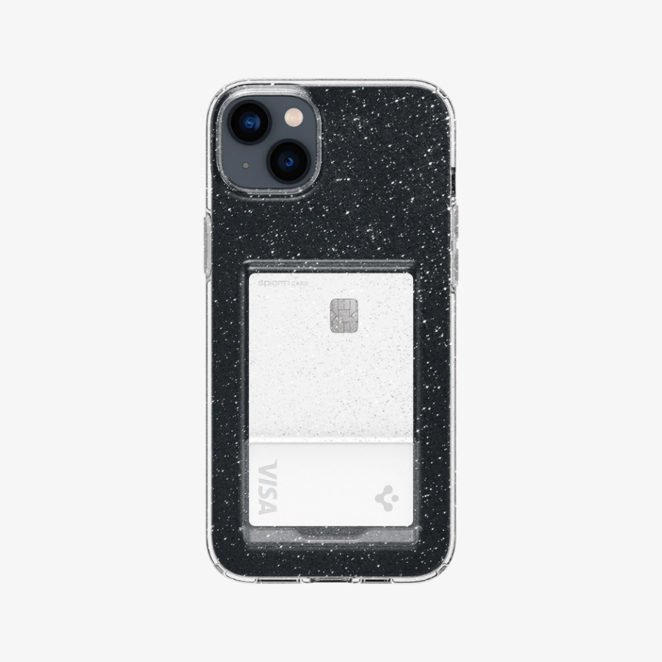 iPhone 14 / iPhone 13 Kılıf, Spigen Crystal Slot Glitter Wallet Crystal Quartz
