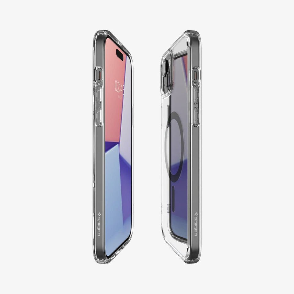 iPhone 15 Kılıf, Spigen Ultra Hybrid Magfit (Magsafe Uyumlu) Graphite