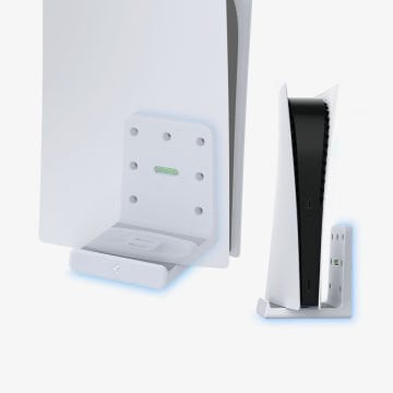 Spigen Playstation 5 Uyumlu Konsol Standı (Masa & Duvar Montajlı) VG200 White