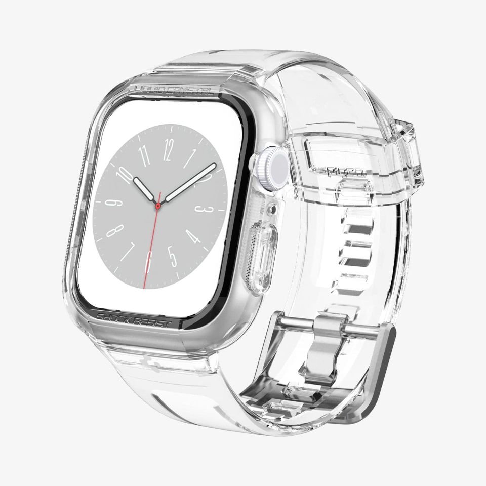 Apple Watch Serisi (40mm) Kılıf, Spigen Liquid Crystal Pro Crystal Clear