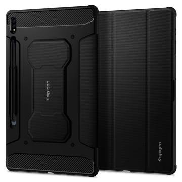 Galaxy Tab S8 Plus / S7 Plus Kılıf, Spigen Rugged Armor Pro Black