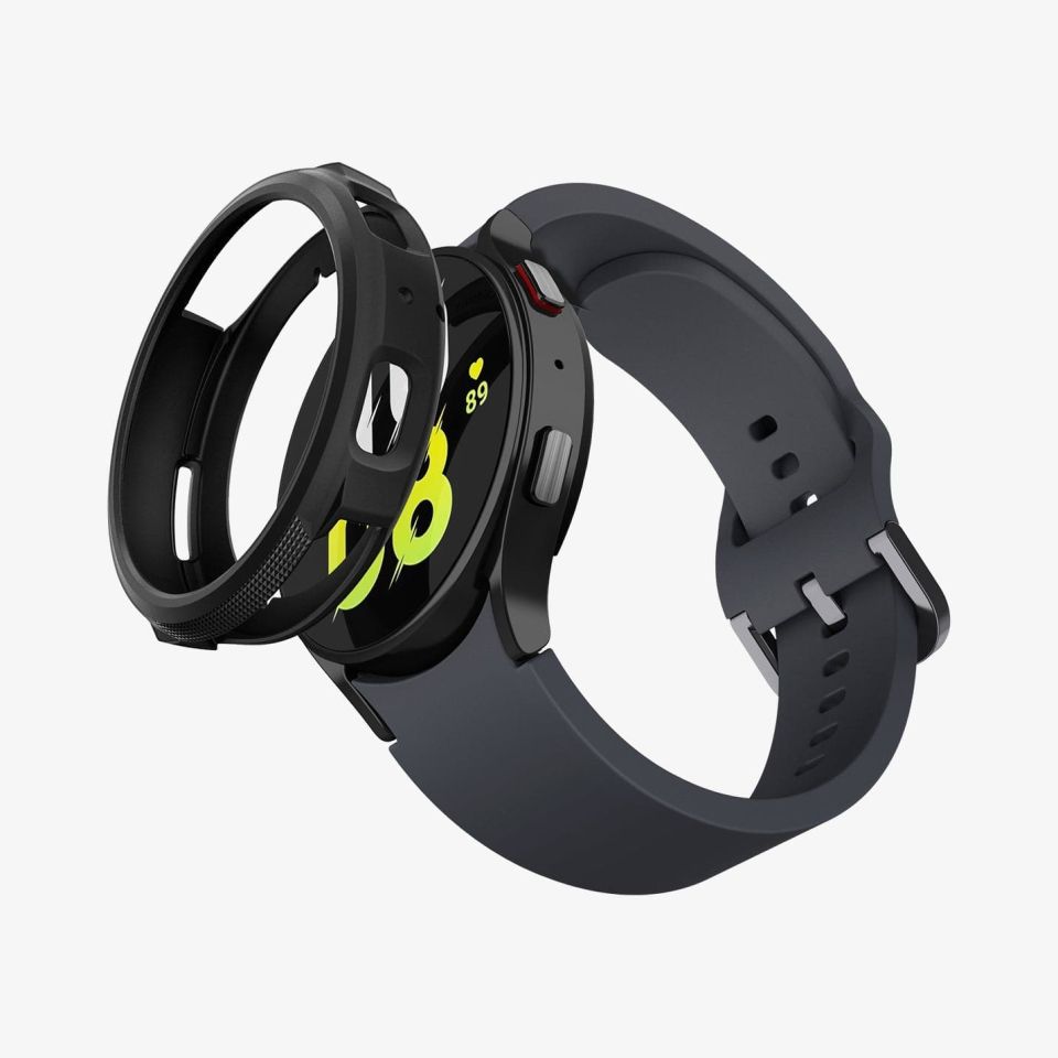 Galaxy Watch 5 / 4 (44mm) Kılıf, Spigen Liquid Air Matte Black