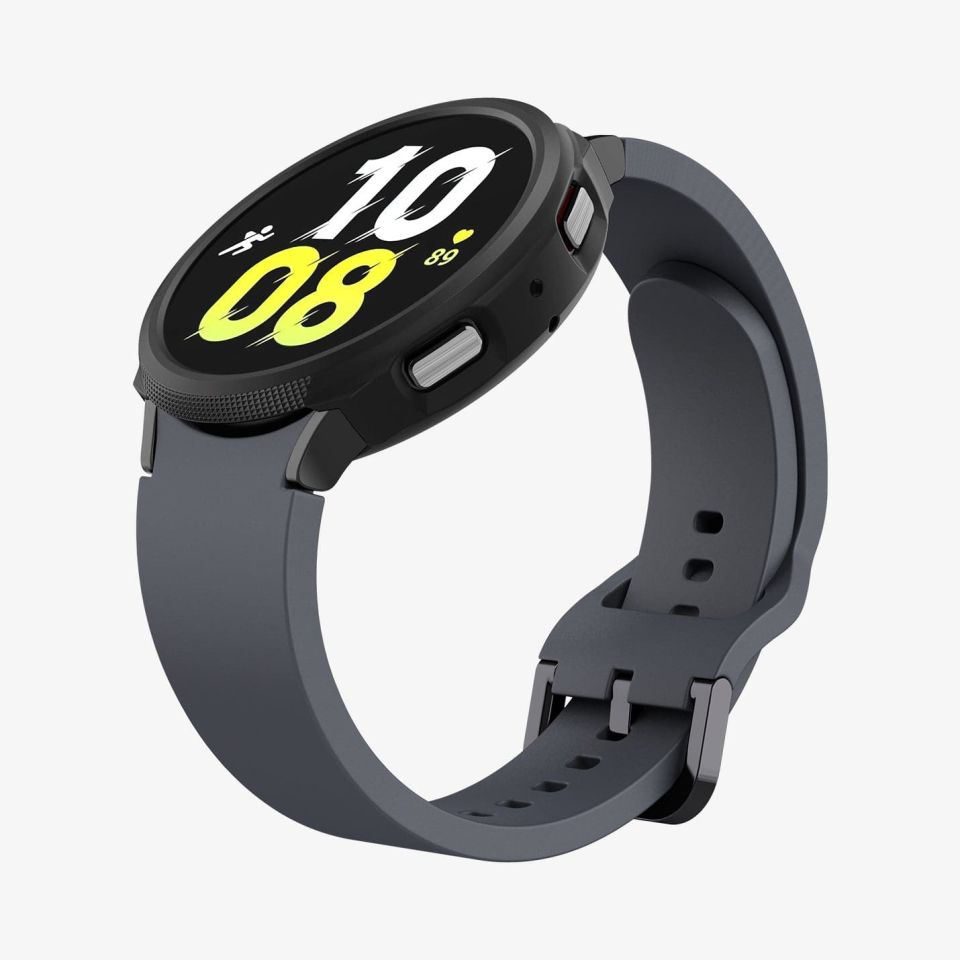 Galaxy Watch 5 / 4 (44mm) Kılıf, Spigen Liquid Air Matte Black