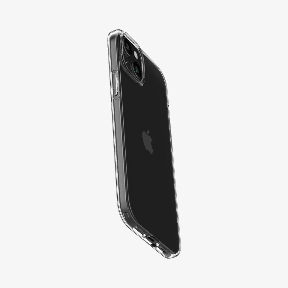 iPhone 15 Plus Kılıf, Spigen Liquid Crystal 4 Tarafı Tam Koruma Crystal Clear