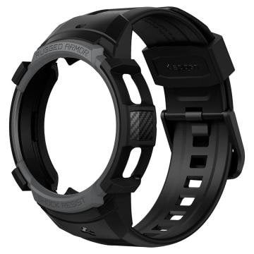 Galaxy Watch 4 Classic (42mm) Kılıf, Spigen Rugged Armor Charcoal Gray