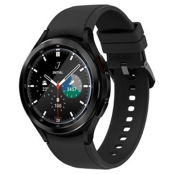 Galaxy Watch 4 Classic (46mm) Cam Ekran Koruyucu Kolay Kurulum, Spigen Glas.tR EZ Fit Slim HD (2 Adet)