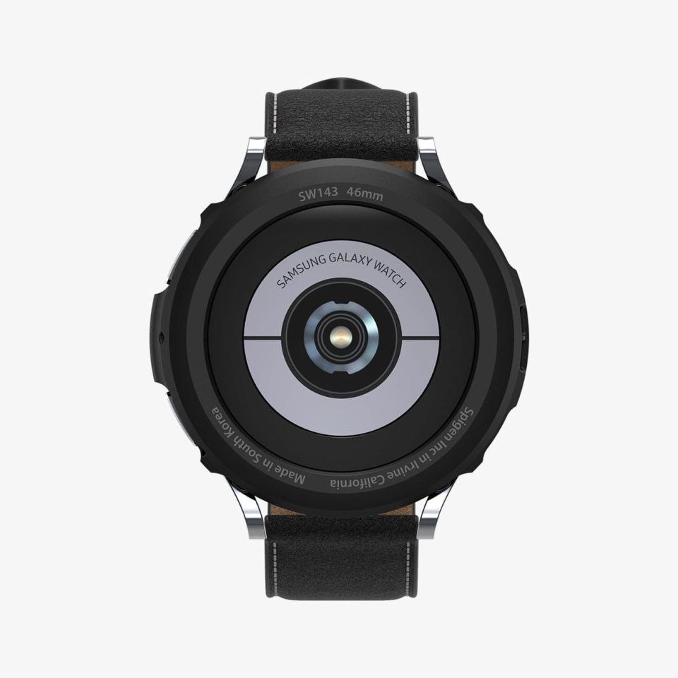 Galaxy Watch 4 Classic (46mm) Kılıf, Spigen Liquid Air Matte Black