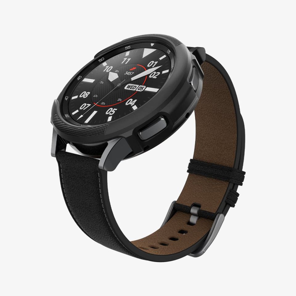 Galaxy Watch 4 Classic (46mm) Kılıf, Spigen Liquid Air Matte Black