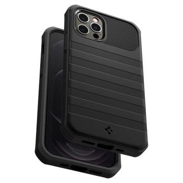 iPhone 12 / iPhone 12 Pro Kılıf Spigen Geo Armor 360 (Kılıf + Ekran Panelli Tam Koruma) Black