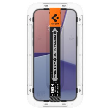 iPhone 15 Cam Ekran Koruyucu Kolay Kurulum, Spigen GLAS.tR EZ Fit Slim (2 Adet)